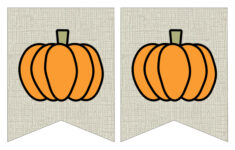 Free Printable Pumpkin Banner Decor - Paper Trail Design intended for Pumpkin Patch Banner Printable