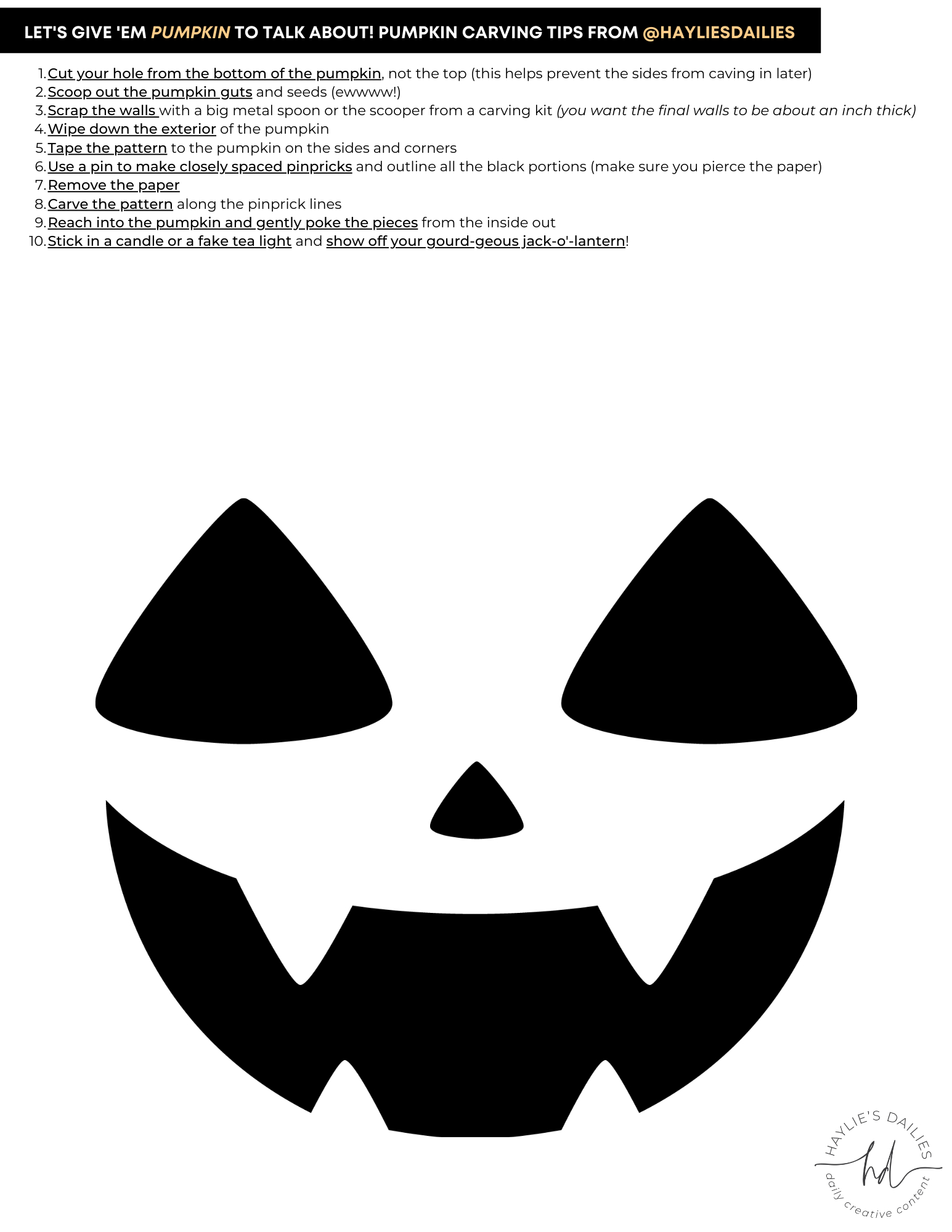 Free Printable Pumpkin Carving Patterns For The Most Boo-Tiful within Printable Pumpkin Face Pieces