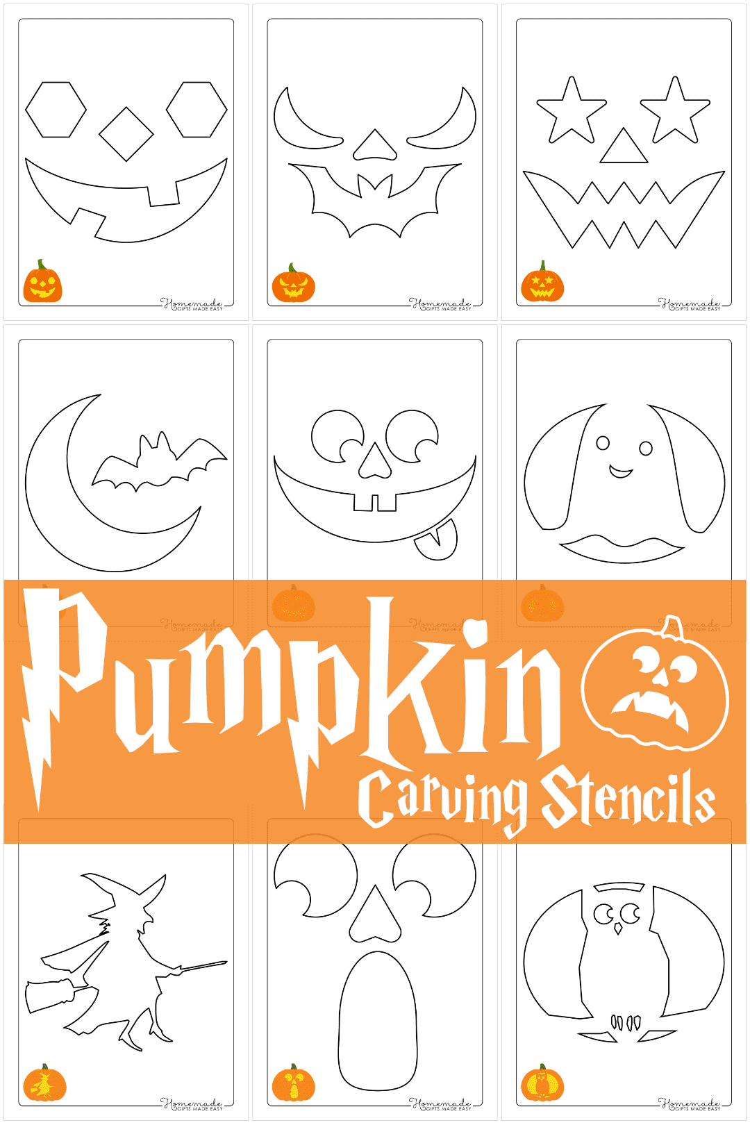 Free Printable Pumpkin Carving Stencils & Templates For Halloween with regard to Stencils Pumpkin Carving Printable