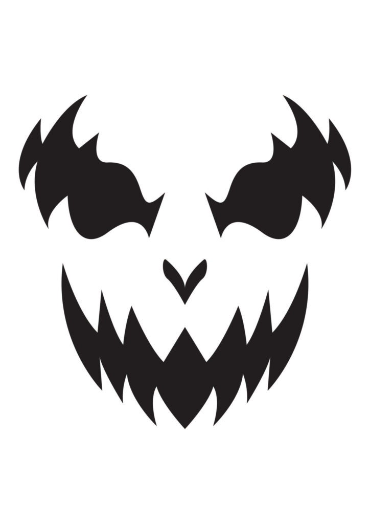 Free Printable Pumpkin Carving Templates Partyrama Blog for Small