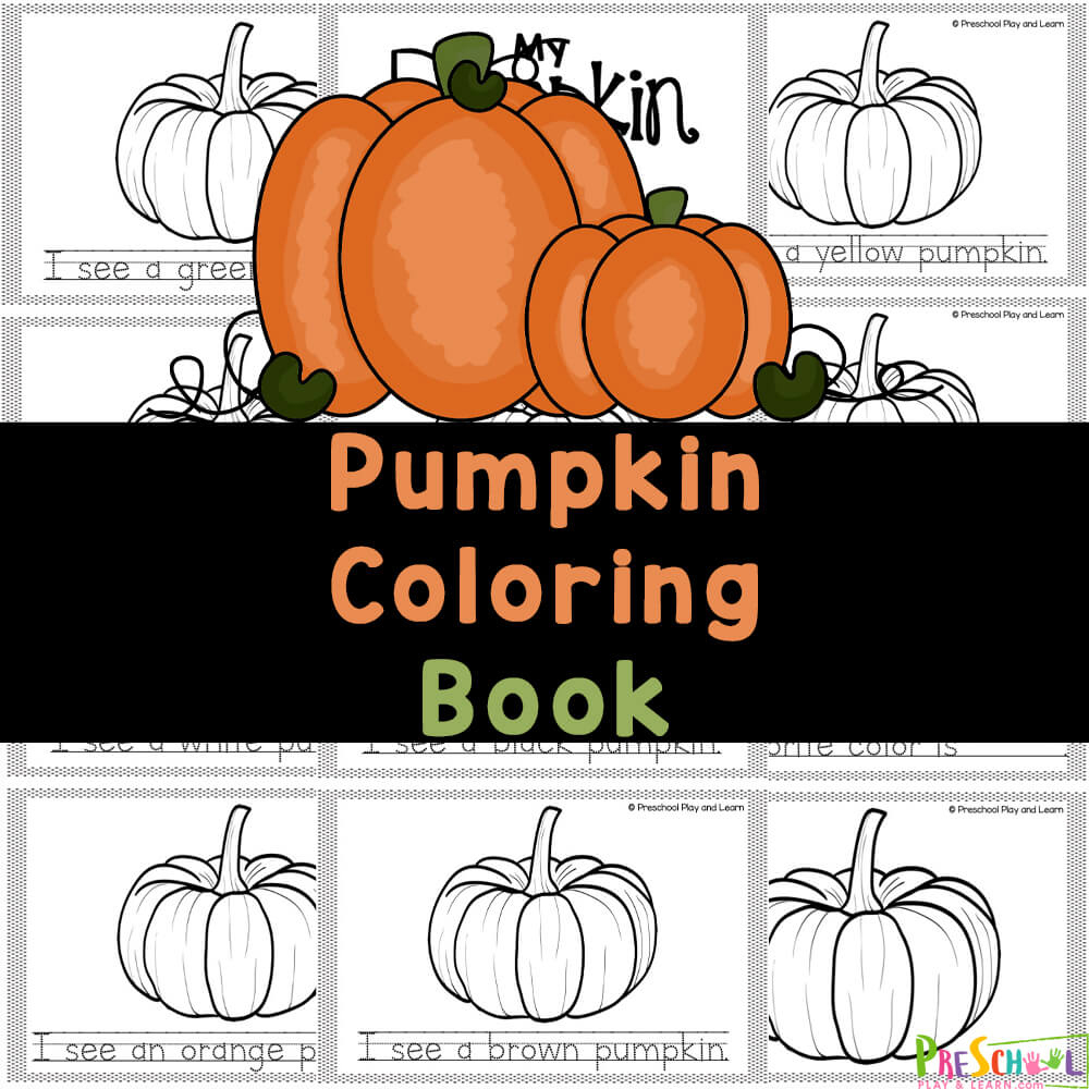 Free Printable Pumpkin Coloring Book For Kids in Free Printable Pumpkin Book
