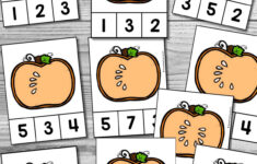 Free Printable Pumpkin Seeds Count And Clip Cards within Counting Pumpkin Seeds Printable