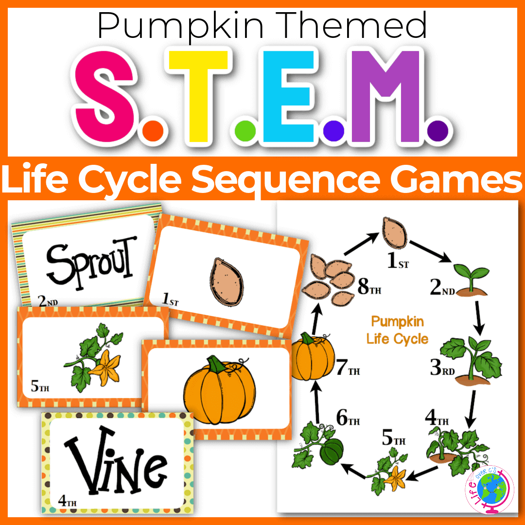 Free Printable Pumpkin Sequencing Card Game - Life Over C'S for Pumpkin Sequencing Cards Printable