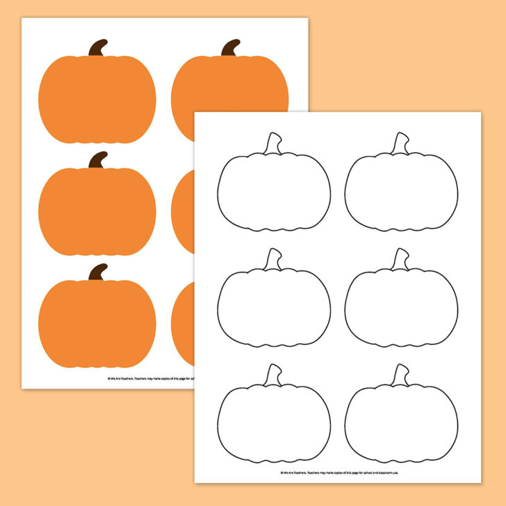 Free Printable Pumpkin Shape Template