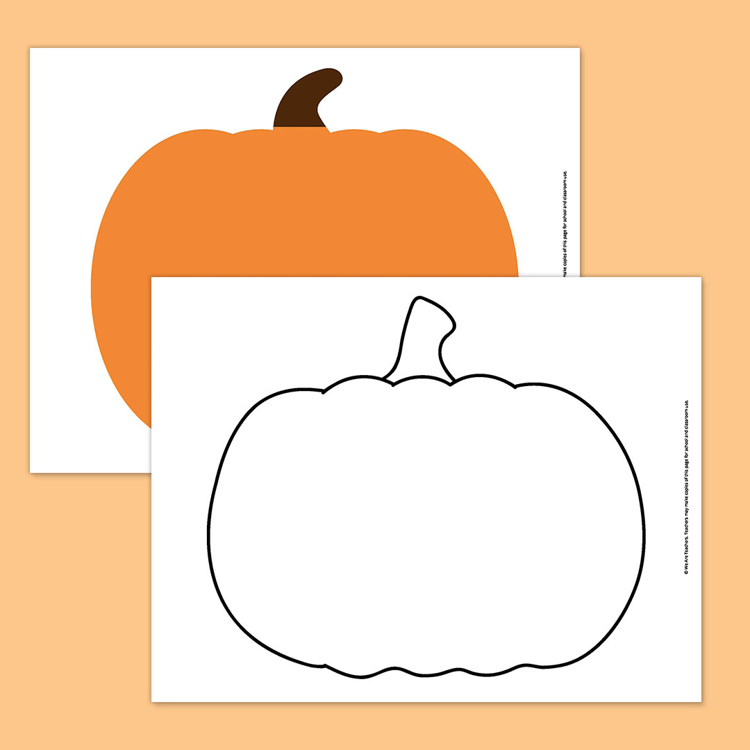 Free Printable Pumpkin Template Bundle For Fall regarding Pumpkin Cut Out Patterns Printable