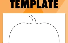 Free Printable Pumpkin Template - Pjs And Paint within Printable Orange Pumpkin Template
