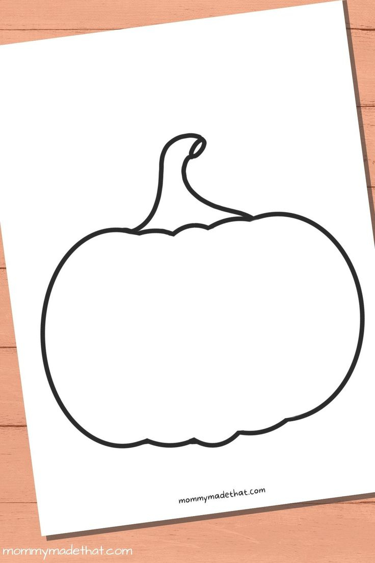 Free Printable Pumpkin Templates For Crafts And Activities with Printable Pumpkin Outline Shape
