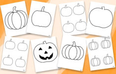 Free Printable Pumpkin Templates for Free Printable Small Pumpkin Patterns