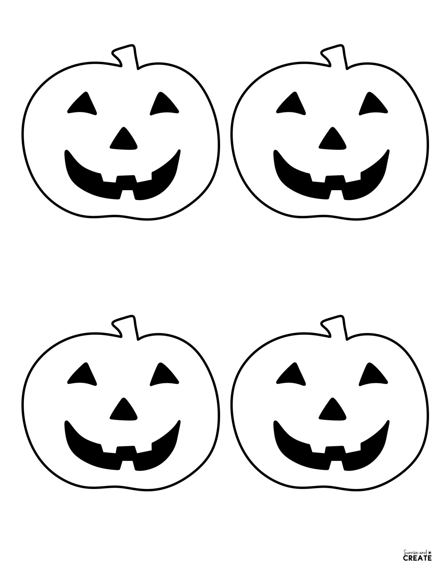 Free Printable Pumpkin Templates throughout Jack O Lantern Pumpkin Printable