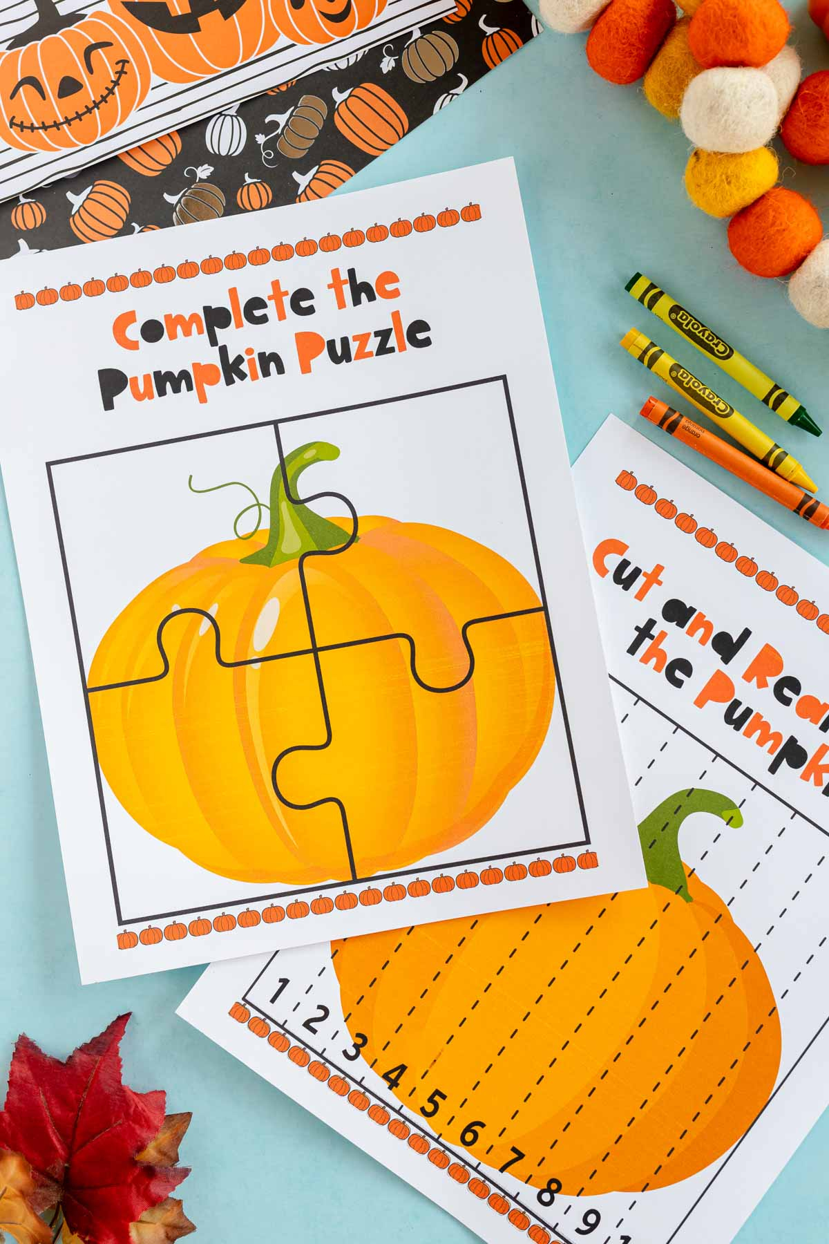 Free Printable Pumpkin Worksheets (Preschool And Older) - Play with Pumpkin Printable Activities For Preschoolers