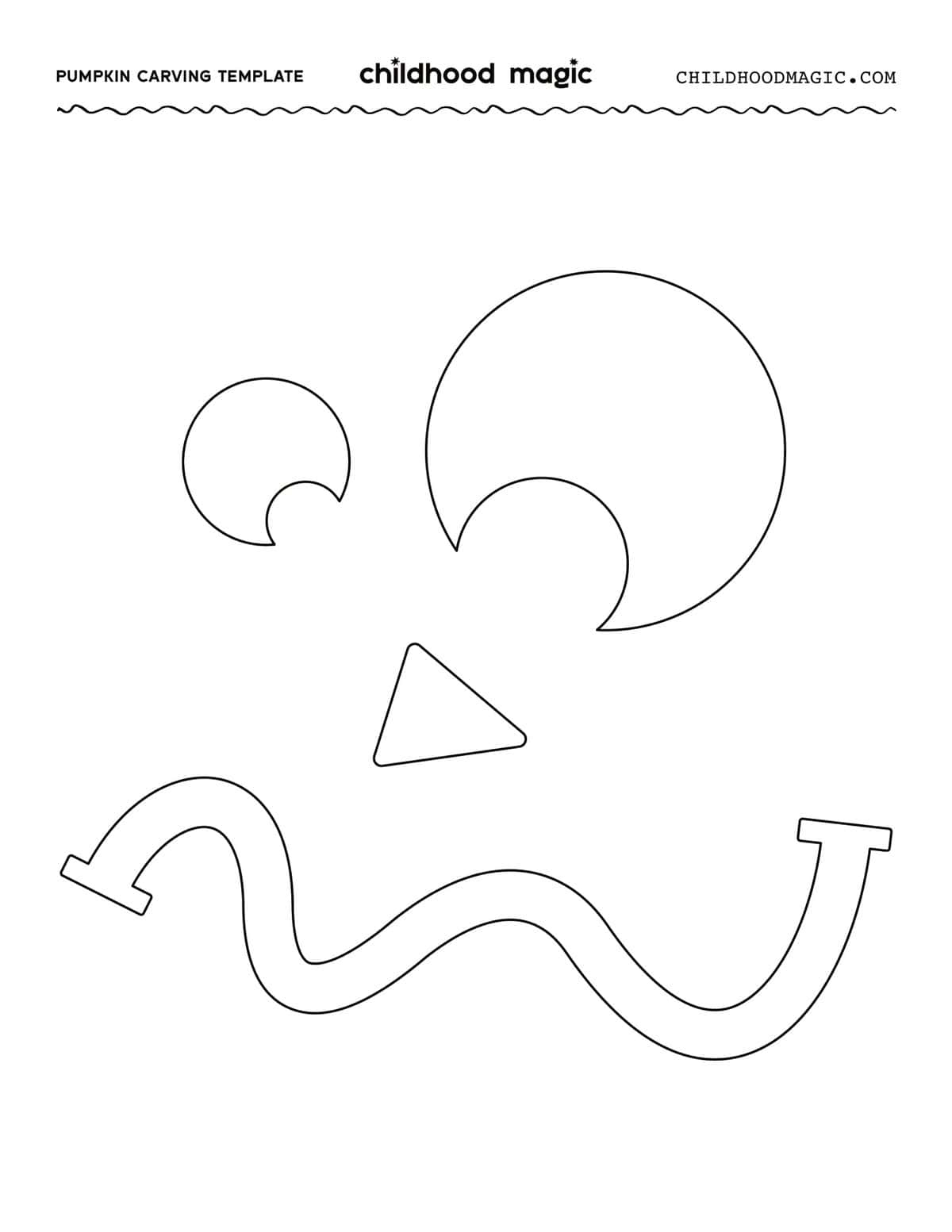 Free Printable Templates For Carving Pumpkins - Childhood Magic regarding Printable Silly Pumpkin Faces