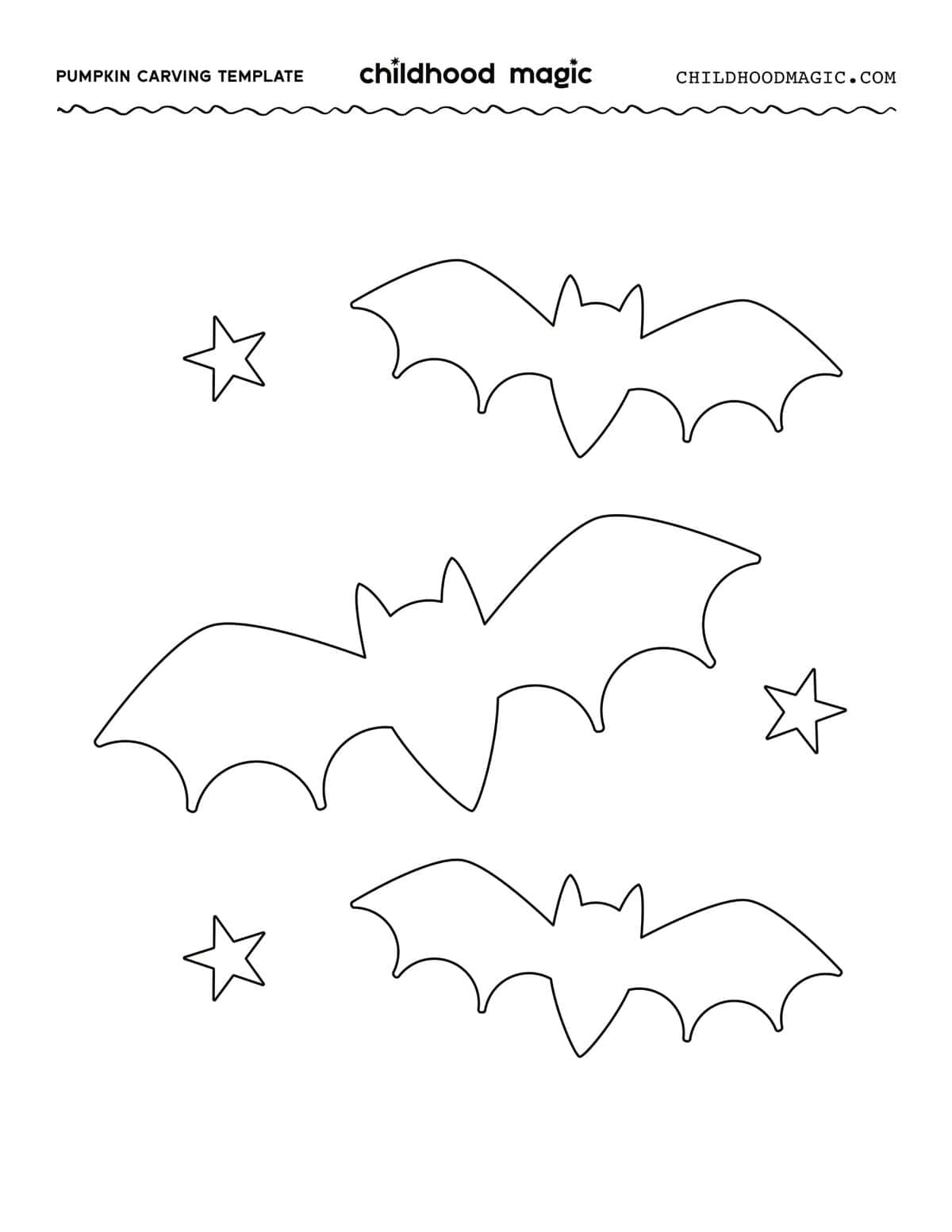 Free Printable Templates For Carving Pumpkins - Childhood Magic with regard to Free Printable Bat Pumpkin Stencils