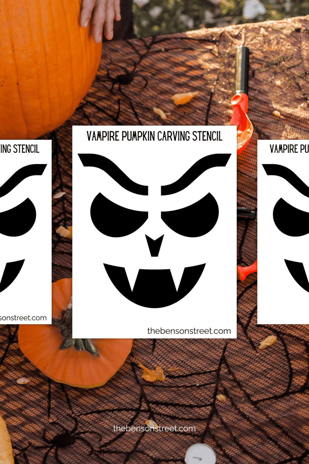 Free Printable Vampire Pumpkin Stencil For Halloween for Printable Vampire Pumpkin Stencil