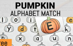 Free Pumpkin Alphabet Match pertaining to Pumpkin Letter Matching Printable Free