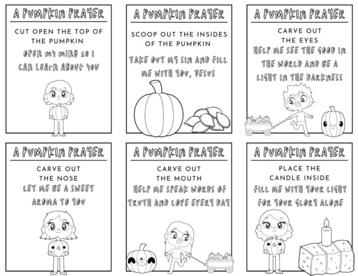 Free Printable Pumpkin Prayer Free Printable Pumpkin Prayer