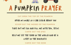 Free Pumpkin Prayer Activities | Healing Home throughout Free Printable Pumpkin Prayer