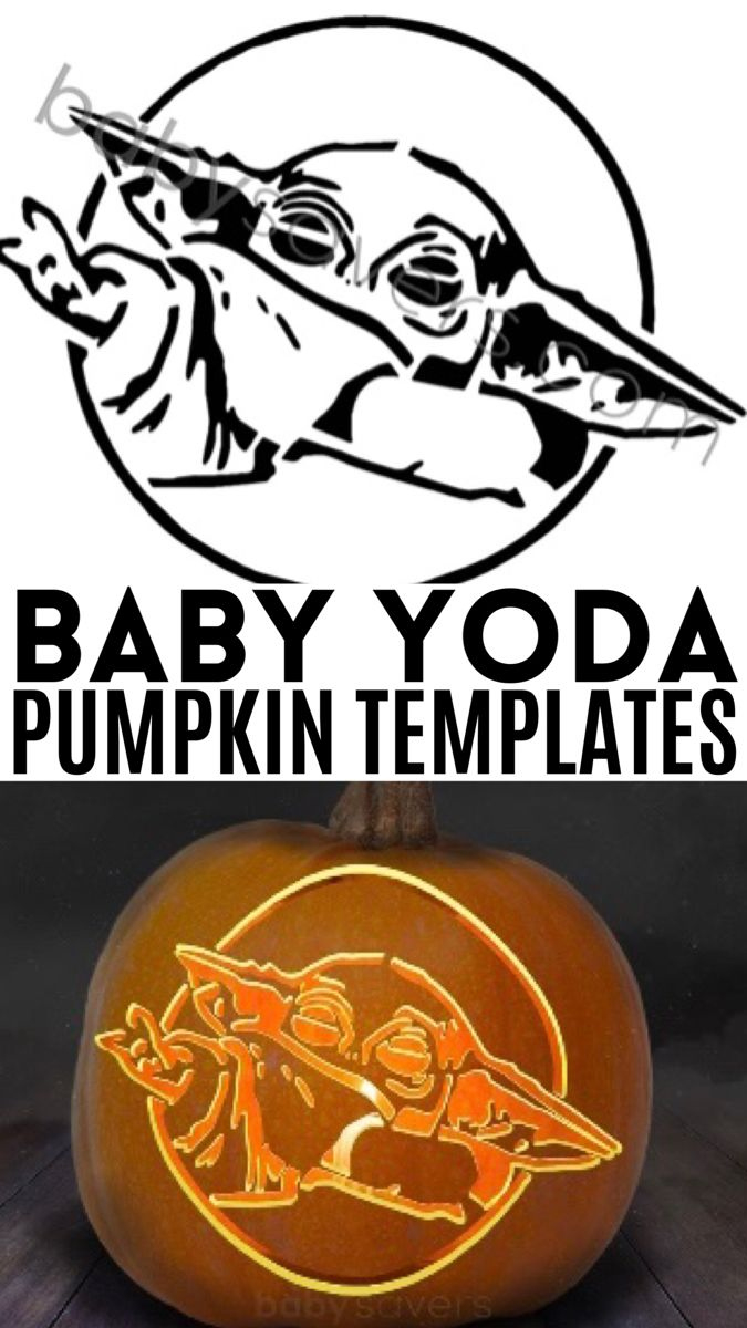Free Pumpkin Stencil Printables! within Printable Mandalorian Pumpkin Stencil
