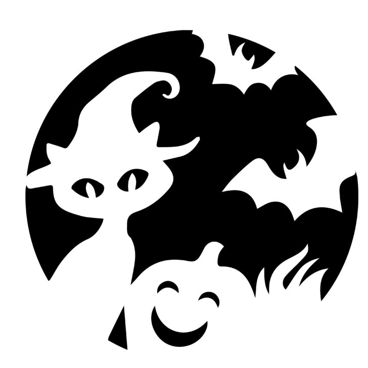 Cat Pumpkin Patterns Printable