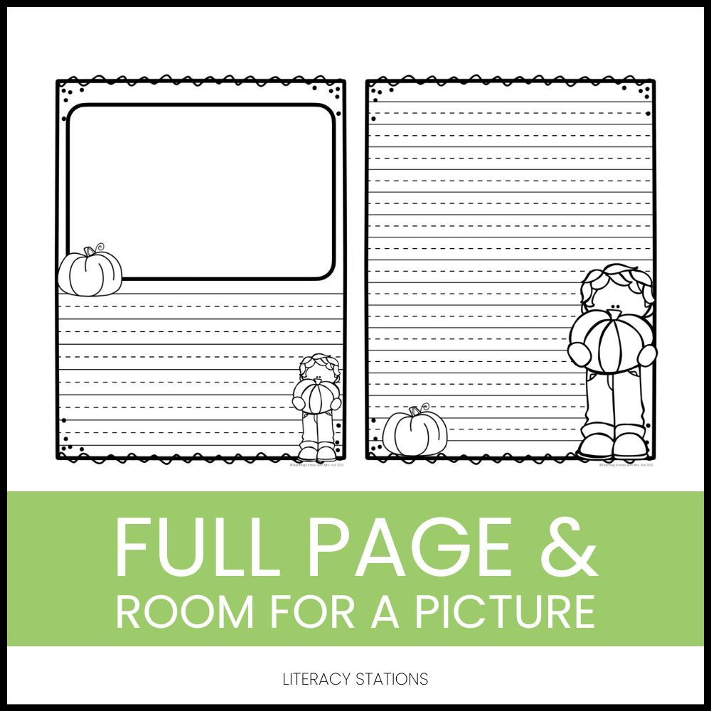 Free Pumpkin Writing Paper - Literacy Stations with regard to Pumpkin Writing Template Printable