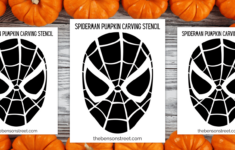 Free Spiderman Pumpkin Stencil Printable For Pumpkin Carving - The within Superhero Pumpkin Stencils Printable
