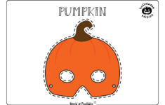 Halloween Mask Printables - World Of Printables inside Pumpkin Face Mask Printable