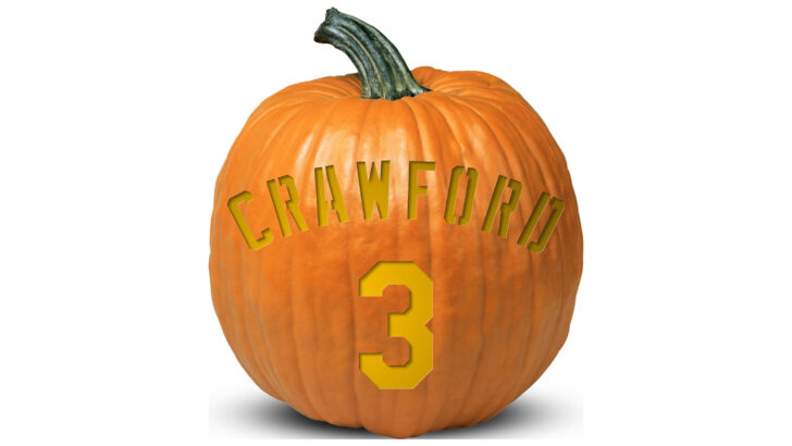 Printable Baseball Pumpkin Stencil