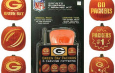 Halloween Sports Pumpkin Carving Kit Green Bay Packers 6 Stencil regarding Green Bay Packers Pumpkin Stencil Printable