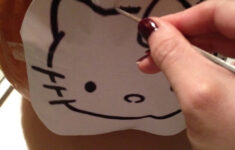 Hello Kitty Pumpkin Carving Tutorial within Printable Hello Kitty Pumpkin Carving Stencil