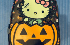 Her Universe Sim.loungefly Hello Kitty Zombie Pumpkin Halloween intended for Hello Kitty Zombie Pumpkin
