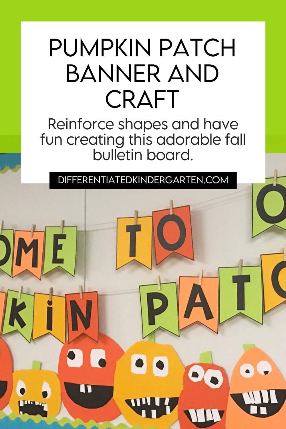 How To Create A Simple Pumpkin Craft And Download A Free Banner in Pumpkin Patch Banner Printable