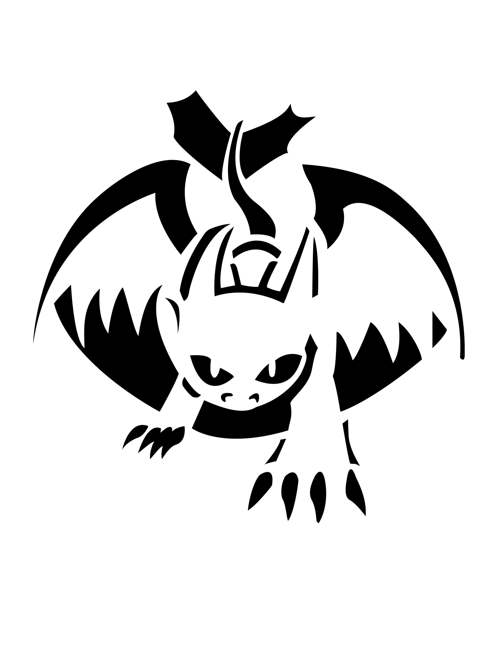 How To Train Your Dragon (Free Pumpkin Stencil - Pumpkin Pattern intended for Free Printable Dragon Pumpkin Stencils