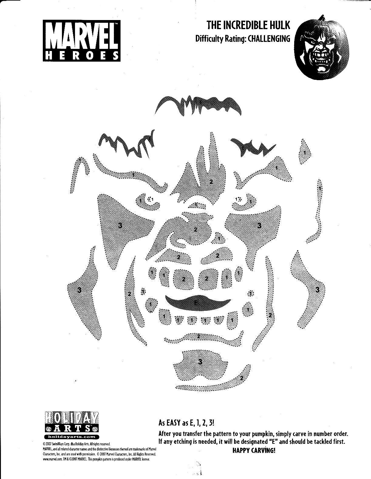 Hulk (Pumpkin Stencil - Pumpkin Pattern - Pumpkin Template - Jack regarding Printable Hulk Pumpkin Stencil