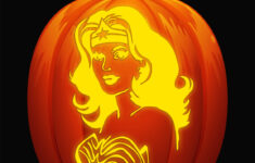 In Time For Halloween Justice League Pumpkin Stencils - Dc Comics News regarding Wonder Woman Pumpkin Stencil Printable