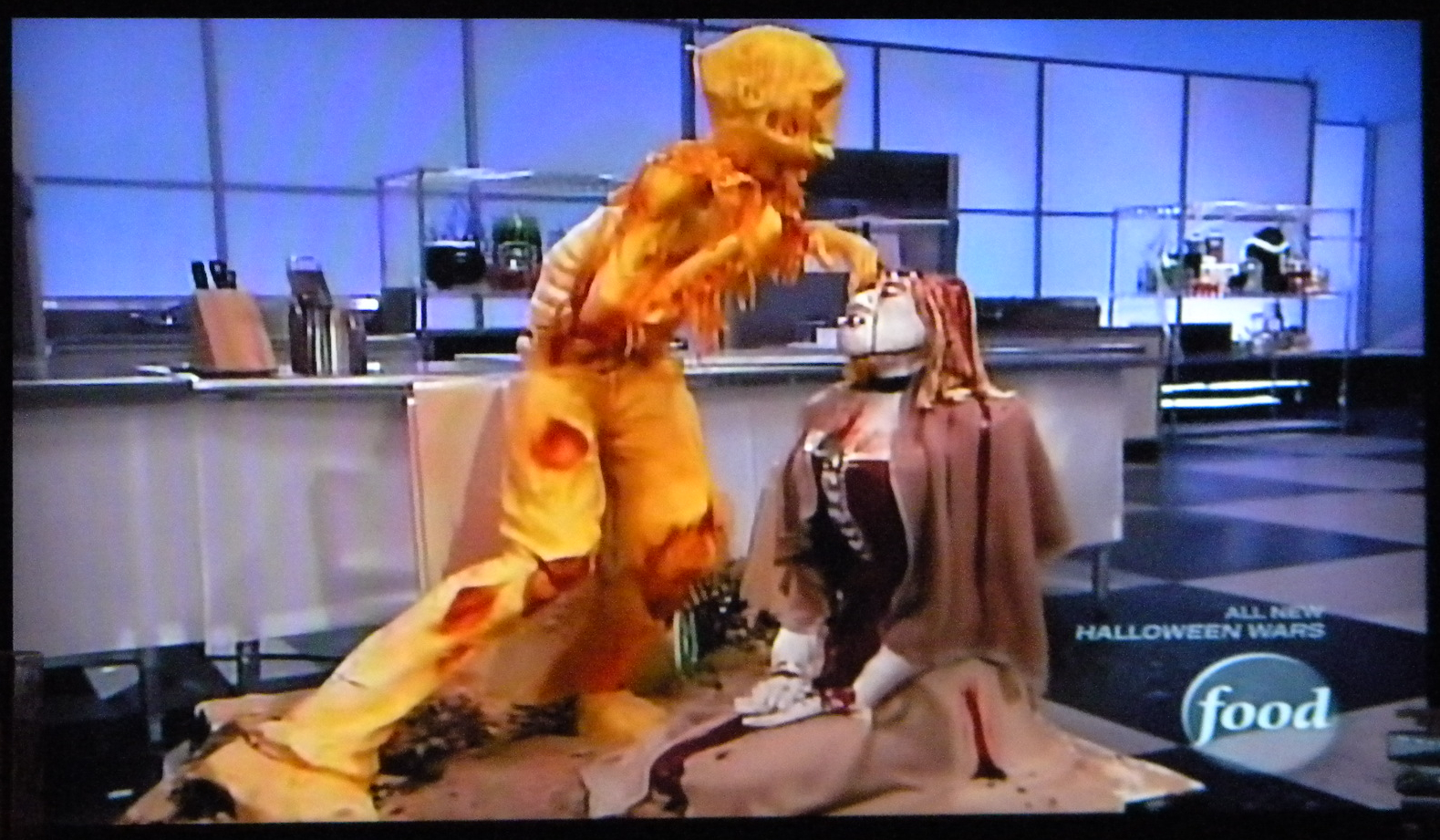 Introverted Wife: Halloween Wars - Week 3 with Halloween Wars Pumpkin Zombie