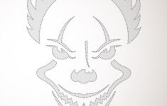 It: Pennywise (Free Pumpkin Stencil - Pumpkin Pattern - Pumpkin in Pennywise Pumpkin Stencils Free Printable