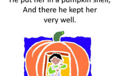 Itty Bitty Rhyme: Peter, Peter, Pumpkin Eater with regard to Peter Peter Pumpkin Eater Poem Printable