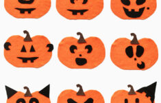 Jack-O-Lantern Face Board With Free Printable - Creating Creatives with regard to Pumpkin With Face Printable