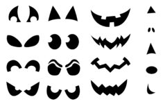 Jack-O-Lantern Shirt Stencils - Craftbuds - Worksheets Library regarding Printable Eyes And Mouth For Pumpkins