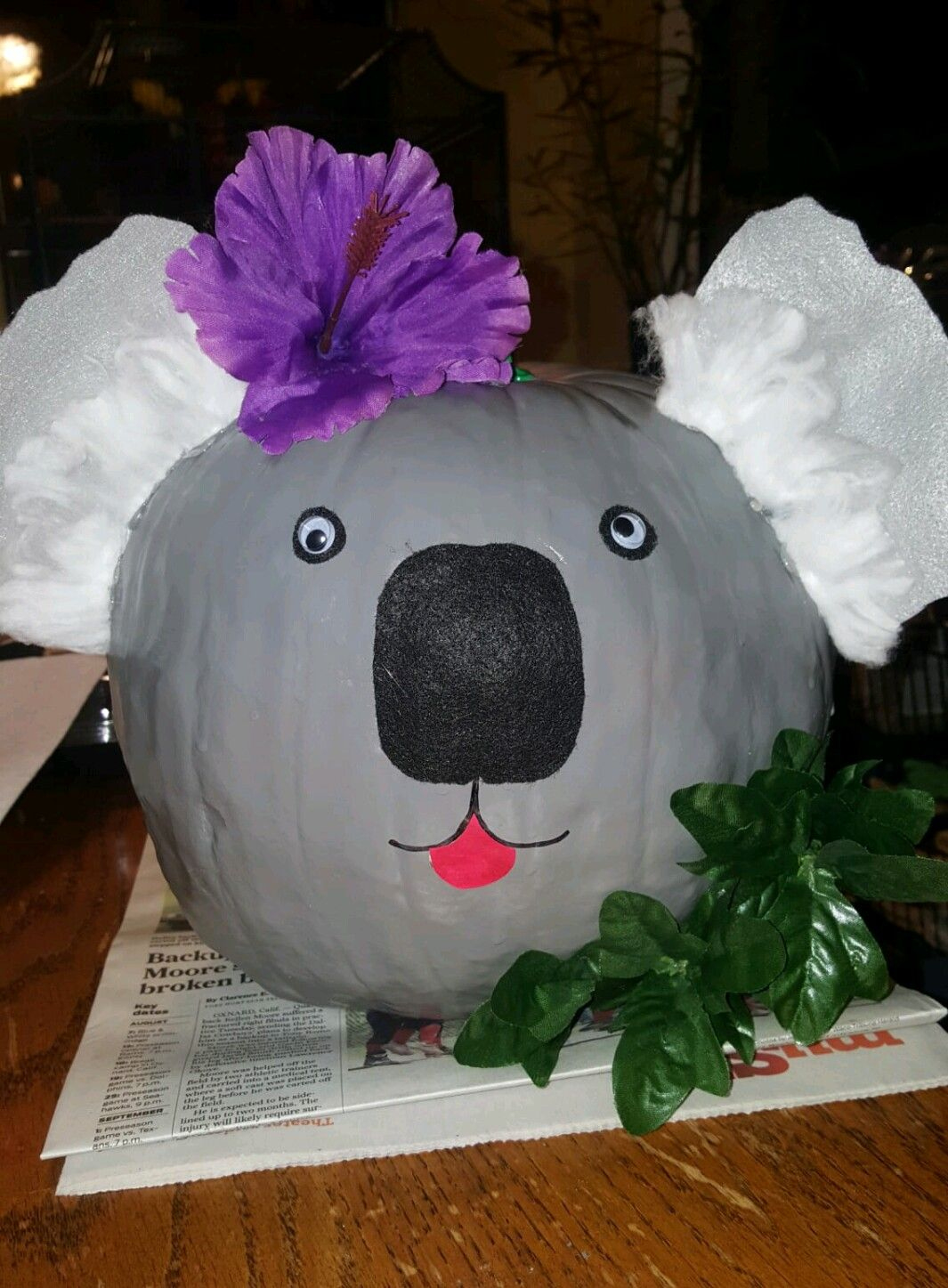 Koala Pumpkin Carving regarding Printable Koala Pumpkin Stencil