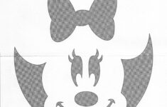Mickey Mouse: Minnie (Free Pumpkin Stencil - Pumpkin Pattern intended for Printable Minnie Mouse Pumpkin Stencils