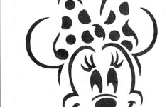 Mickey Mouse: Minnie Mouse (Free Pumpkin Stencil - Pumpkin Pattern throughout Minnie Mouse Pumpkin Template Printable