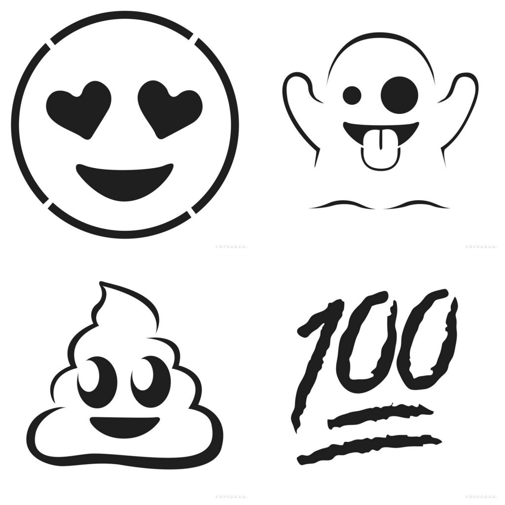 Nearly 100 Of The Coolest Free Geeky Pumpkin Carving Templates For for Poop Emoji Pumpkin Stencil Printable