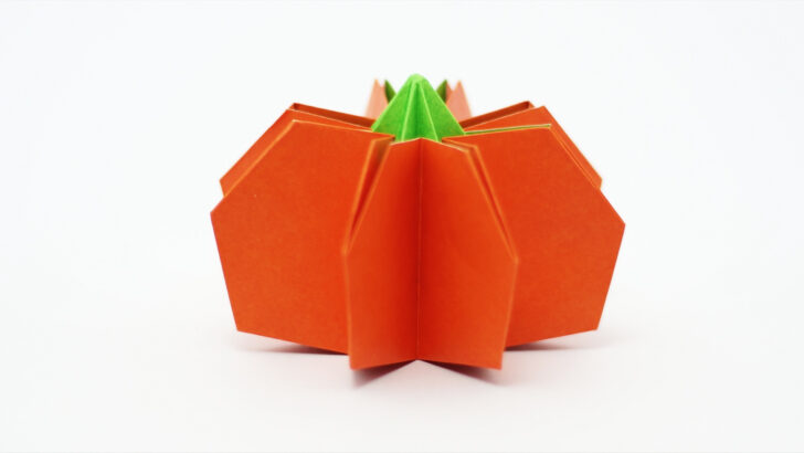 Origami Pumpkin Instructions Printable Origami Pumpkin Instructions Printable