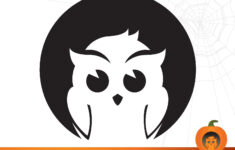Owl (Free Pumpkin Stencil - Pumpkin Pattern - Pumpkin Template with Owl Pumpkin Carving Printable
