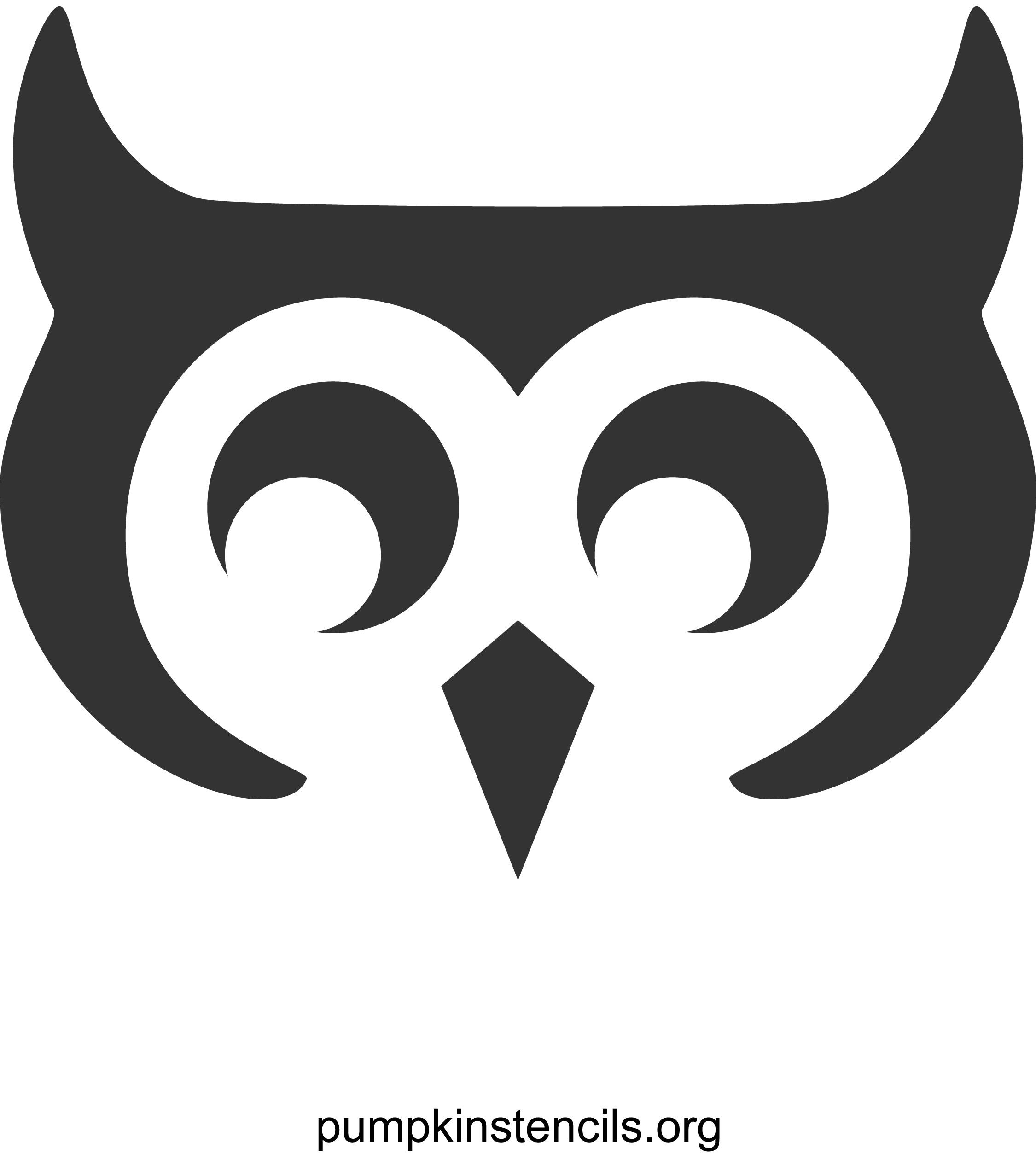 Owl (Pumpkin Stencil - Pumpkin Pattern - Pumpkin Template - Jack-O throughout Owl Pumpkin Stencil Printable Free