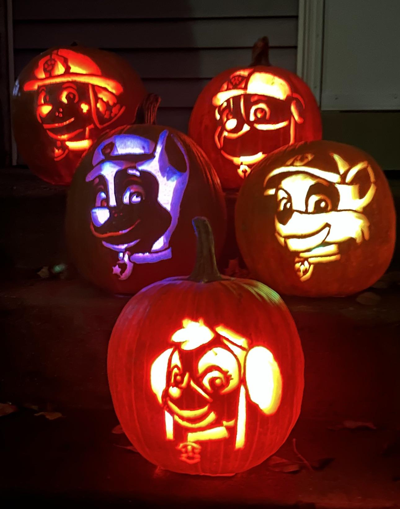 Paw Patrol, Thanks To This Subreddit : R/Pumpkinstencils inside Printable Skye Pumpkin Stencil