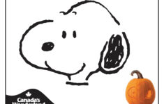 Peanuts/Charlie Brown: Snoopy (Free Pumpkin Stencil - Pumpkin in Snoopy Pumpkin Templates Printable