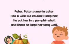 Peter Peter Pumpkin Eater Printable Lyrics, Origins, And Video for Peter Peter Pumpkin Eater Poem Printable