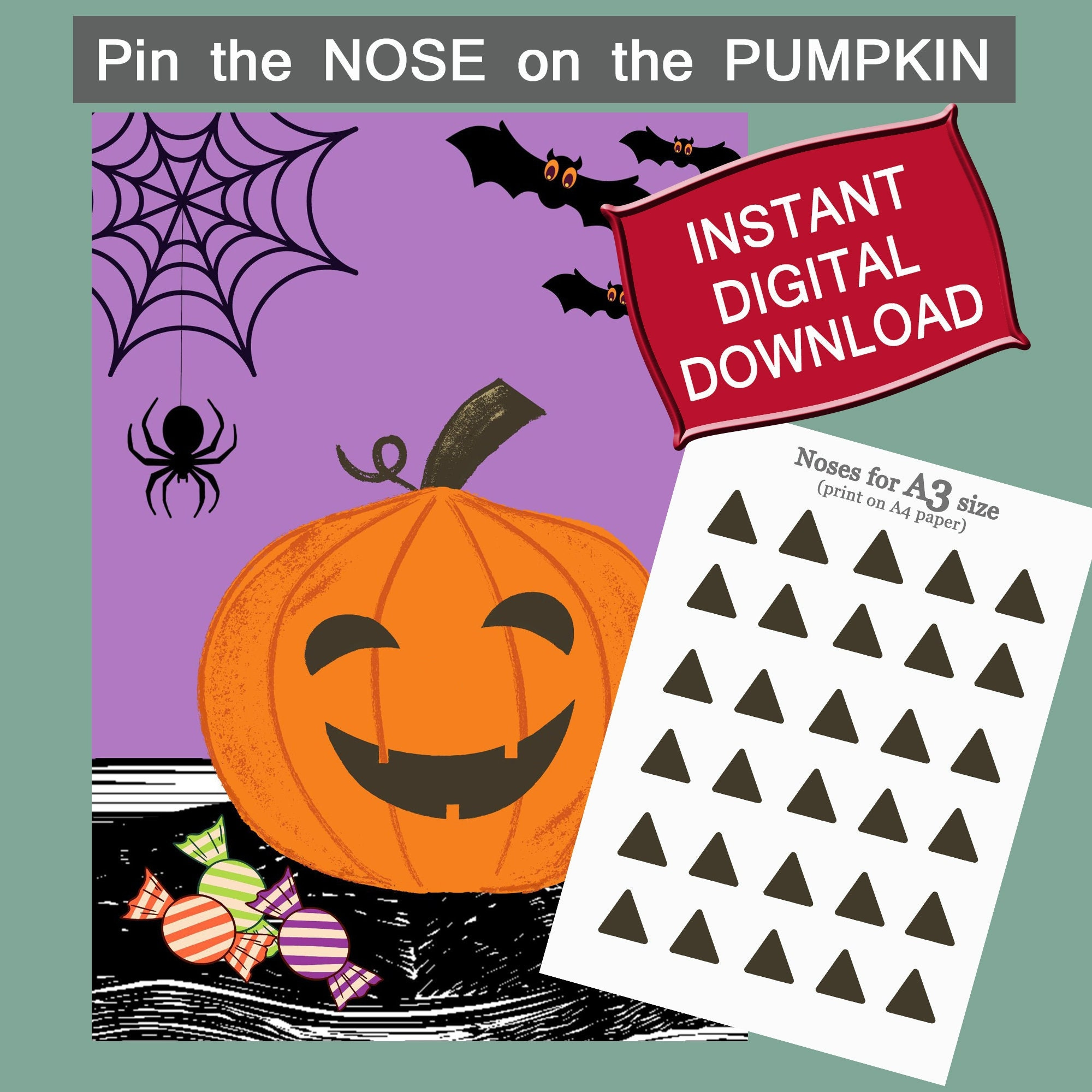 Pin The Nose On The Pumpkin Printable Game, Pin The Nose On The pertaining to Free Printable Pin The Nose on The Pumpkin