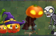 Plants Vs. Zombies 2 - New Hallowen 2015 Plant - Pumpkin Witch [4K 60Fps] for Plants Vs Zombies Pumpkin